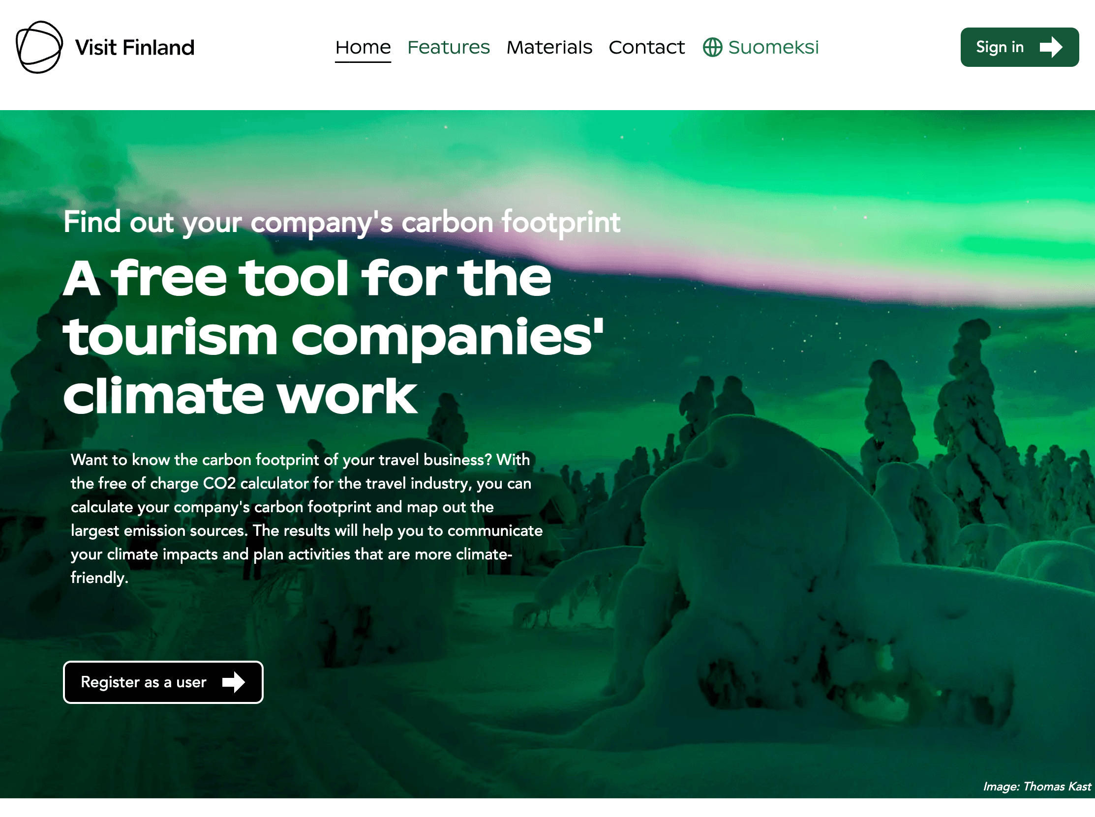 Visit Finland screenshot